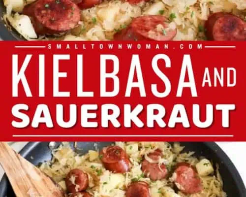 Kielbasa and sauerkraut