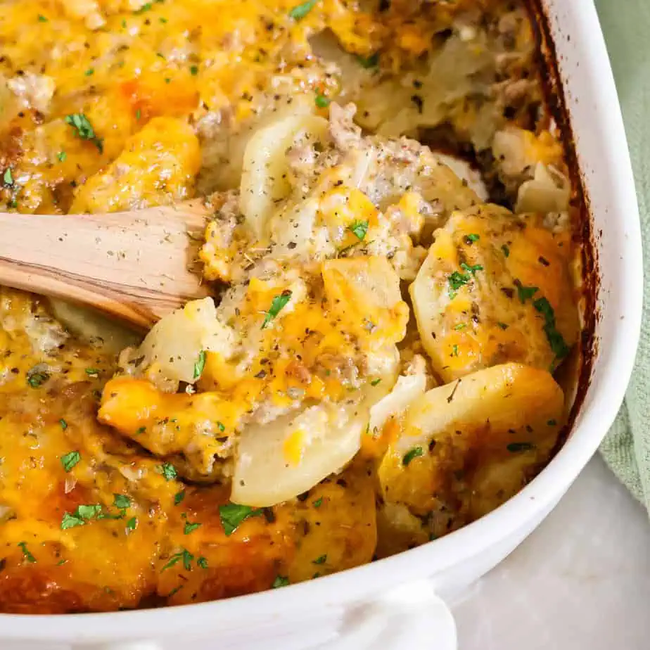 Hamburger and Potato Casserole