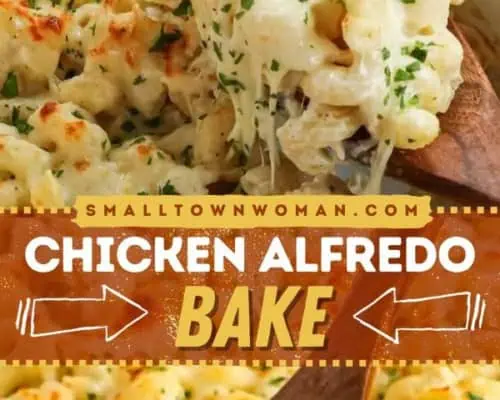 Chicken Alfredo Pasta Bake