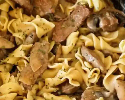 Crock Pot Beef Stroganoff