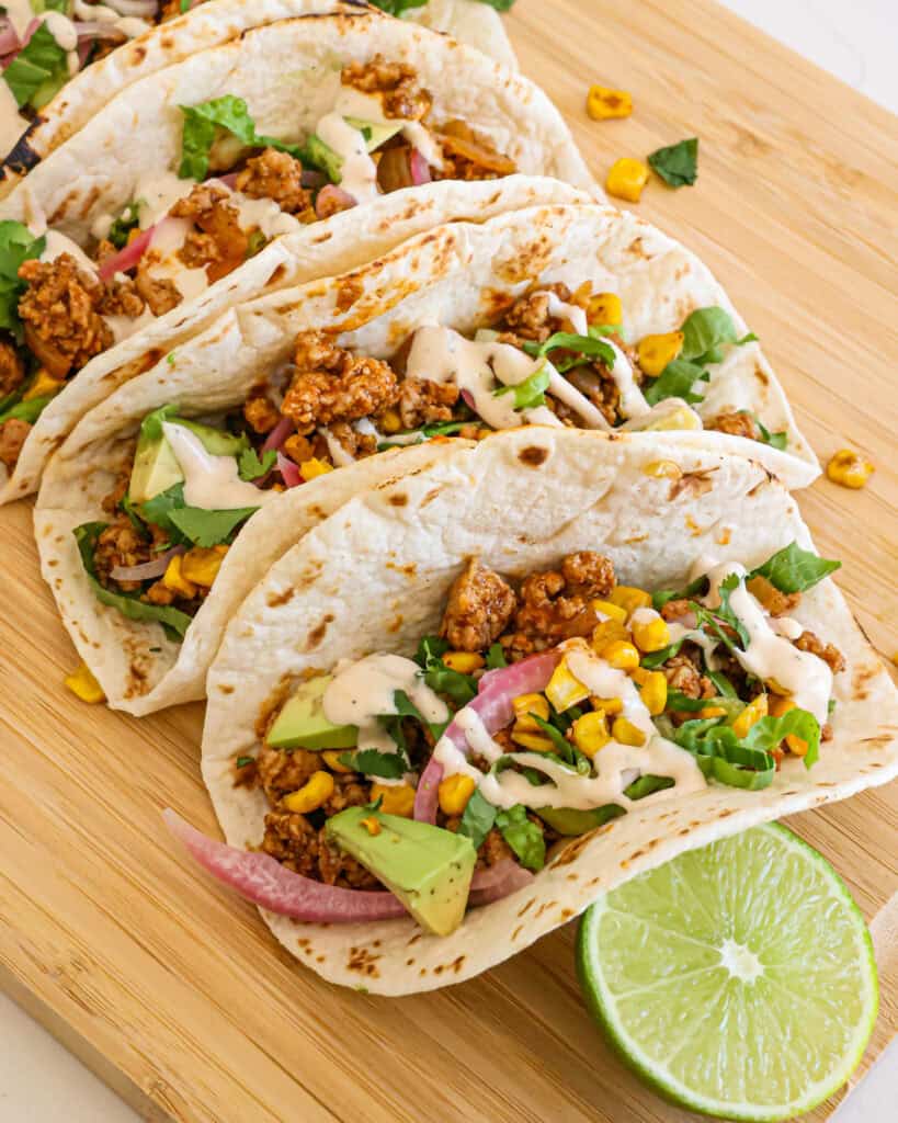 Ground Pork Tacos