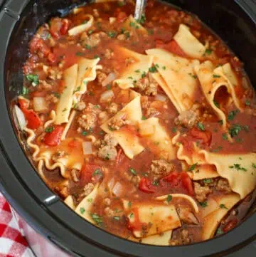 Crockpot Lasagna Soup