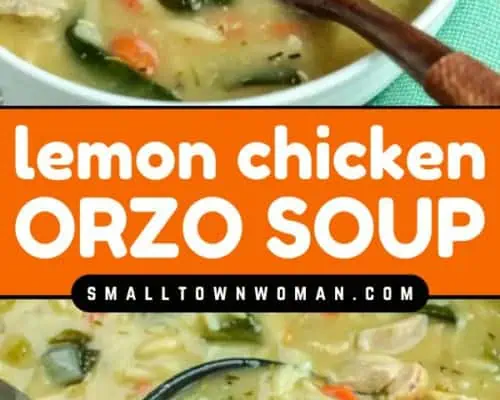 Lemon Chicken Orzo Soup